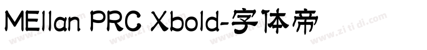 MEllan PRC Xbold字体转换